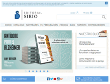 Tablet Screenshot of editorialsirio.com